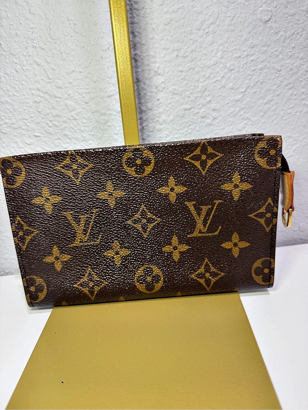 Louis Vuitton Monogram Toiletry Pouch Brown & Gold